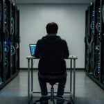 PHP 보안 업데이트를 점검하는 데이터센터 서버실의 AI 생성 이미지